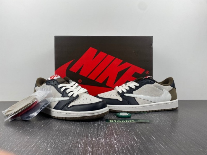 Travis Scott x Air Jordan 1 Low Grey/Brown/Black DM7866-902