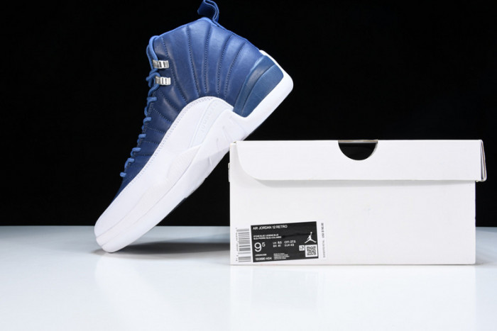 Air Jordan 12 Retro Stone Blue 130690-404