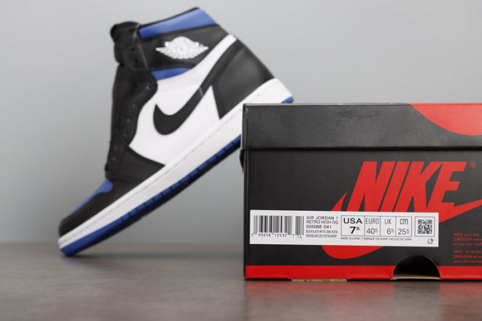 Air Jordan 1 Retro High Black Game Royal 555088-041