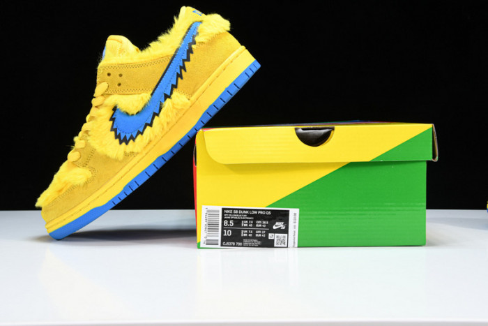 Grateful Dead x Nike SB Dunk Low Yellow Bear CJ5378-700
