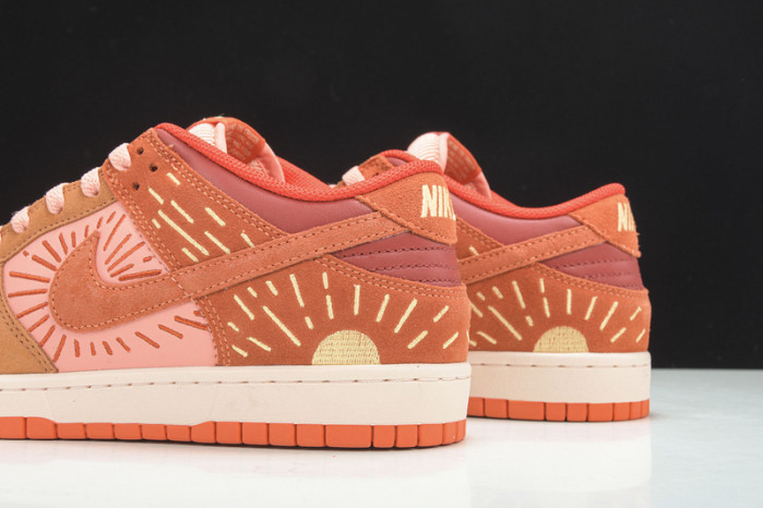 NIKE DUNK LOW "Orange-Crimson" DO6723-800