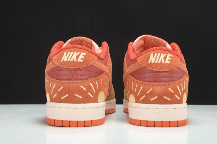 NIKE DUNK LOW "Orange-Crimson" DO6723-800
