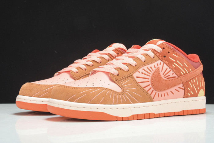 NIKE DUNK LOW "Orange-Crimson" DO6723-800
