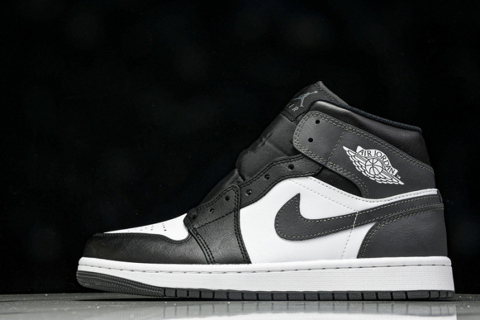 Air Jordan 1 Mid Black White Iron Grey   DQ8426-001