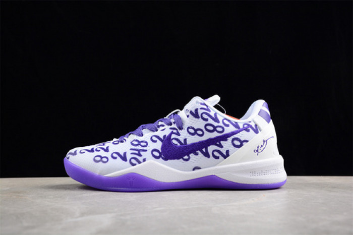 KOBE 8 PROTRO WHITE/PURPLE FQ3549-100