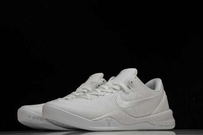 NIKE KOBE 8 PROTRO TRIPLE WHITE FJ9364-100