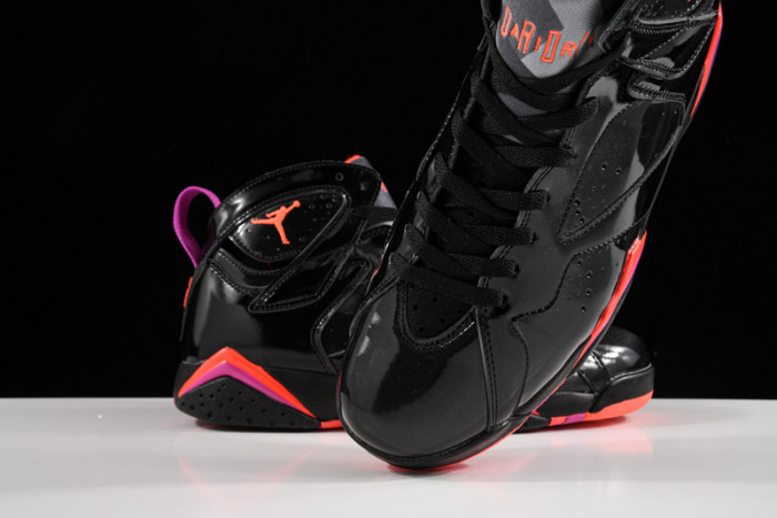 AIR JORDAN 7 RETRO BLACK PATENT 313358-006