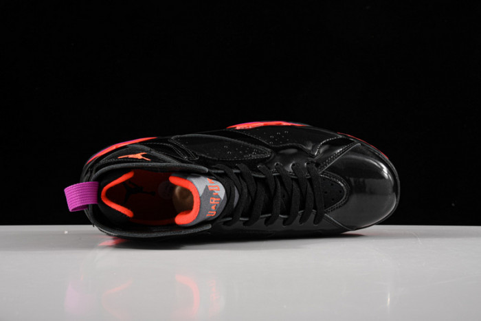 AIR JORDAN 7 RETRO BLACK PATENT 313358-006