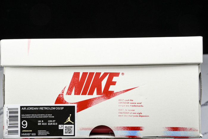 Trophy Room x Air Jordan 1 Low OG “Rookie Card: Home” HV6157-100