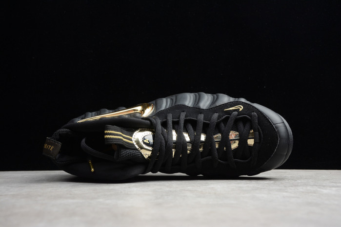 Air Foamposite Pro Black Metallic Gold  624041-009