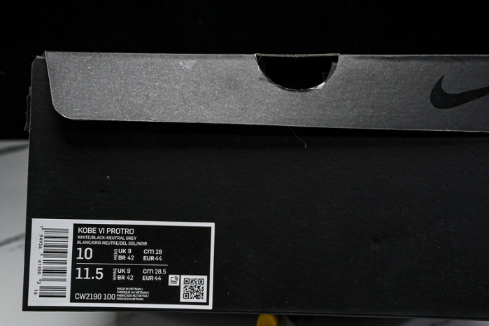 Nike Kobe 6 Protro“White Del Sol”  CW2190-100