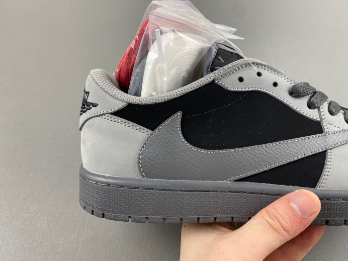 Travis Scott x Air Jordan 1 Low OG Black Gray DM7866-775