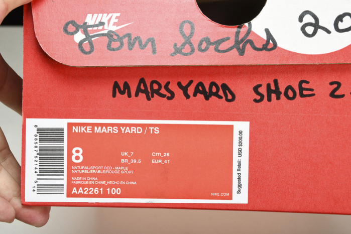 T0m sachs x nike mars yard 2.0  aa2261-100