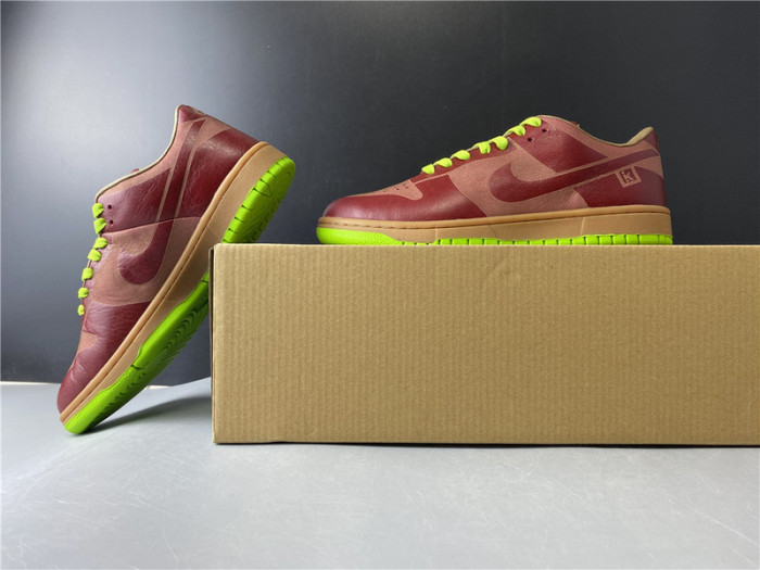 Nike Dunk Low 1-Piece  Varsity Red Chartreuse 311611-661