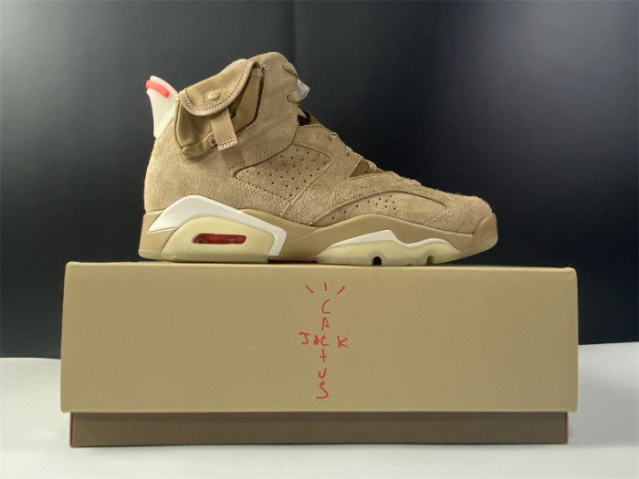 Travis Scott x Air Jordan 6 “British Khaki” DH0690-200