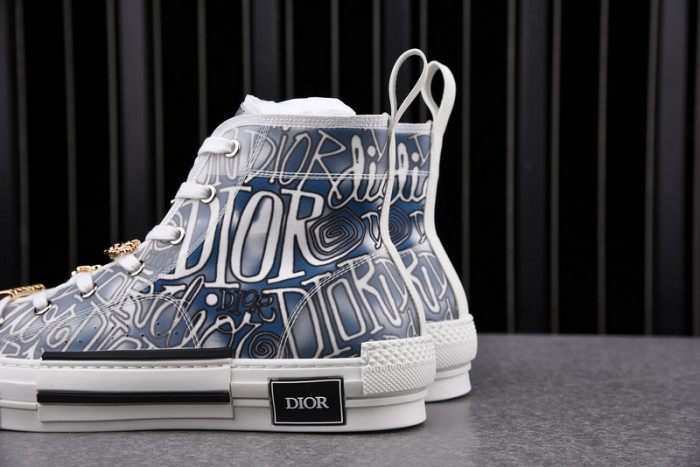 D10R B23 Oblique High Top Sneaker