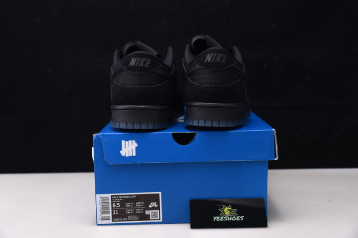 NIKE DUNK LOW SP UNDEFEATED 5 ON IT BLACK - DO9329-001