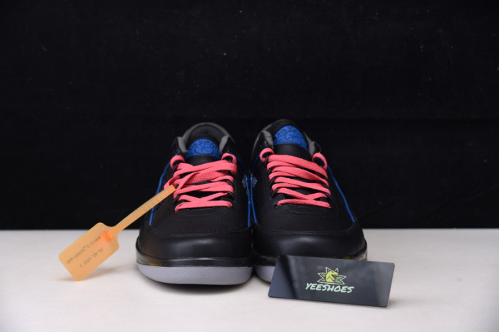 Air Jordan 2 Retro Low SP OF Black Blue DJ4375-004