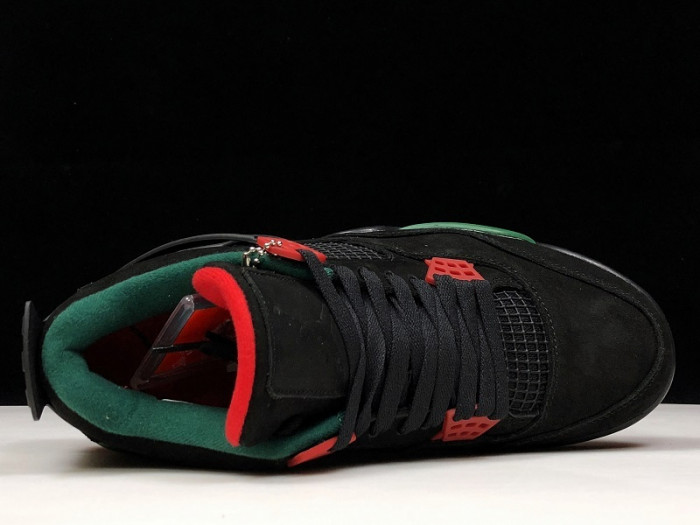Air Jordan 4 NRG Black/Gorge Green-Varsity Red AQ3816-063