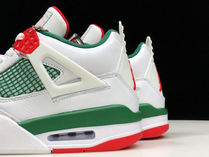Air Jordan 4 NRG White/Gorge Green-Varsity Red AQ3816-163
